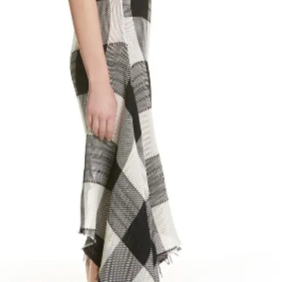 Marques'Almeida Asymmetrical Gingham Sheath Dress - Picture 12 of 13